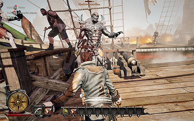 Try to dodge the enemies attacks and help yourself with rum if you are taking a lot of damage. - Prologue - Main quests - Crab Coast - Risen 3: Titan Lords - Game Guide and Walkthrough