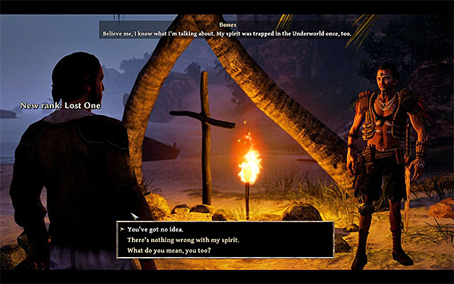 Conversation with Bones. - Lets Get Out of Here - Main quests - Crab Coast - Risen 3: Titan Lords - Game Guide and Walkthrough