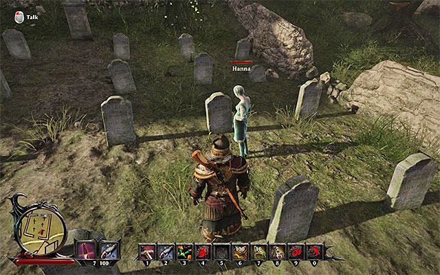 Hanna can be found on the graveyard. - New Allies - Main Quests - Calador - Risen 3: Titan Lords - Game Guide and Walkthrough