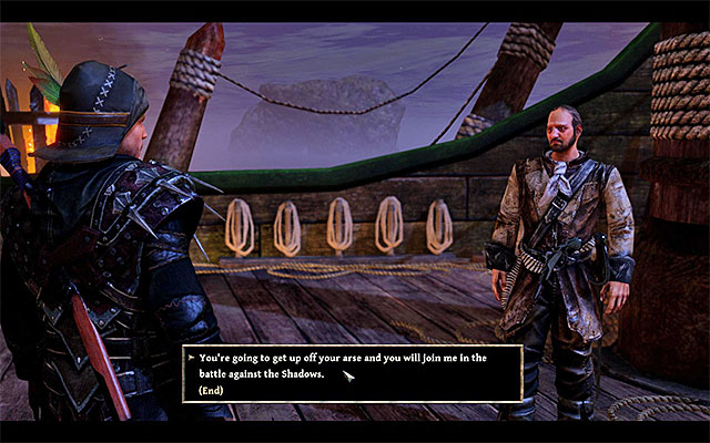 Jake is aboard the Natives ship - Recruit Chani - Main Quests - Kila - Risen 3: Titan Lords - Game Guide and Walkthrough