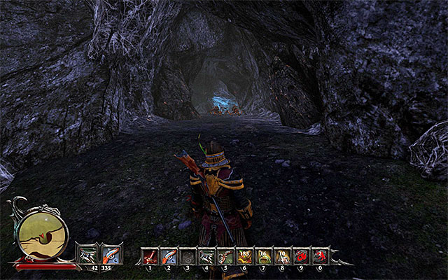 The spiders cave entrance. - Get Back Soon, Lad - Side Quests - Kila - Risen 3: Titan Lords - Game Guide and Walkthrough