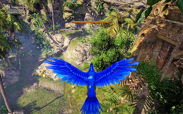 Turn yourself into a parrot and fly all the way to the plant. - Psittacus Callidus - Side Quests - Kila - Risen 3: Titan Lords - Game Guide and Walkthrough