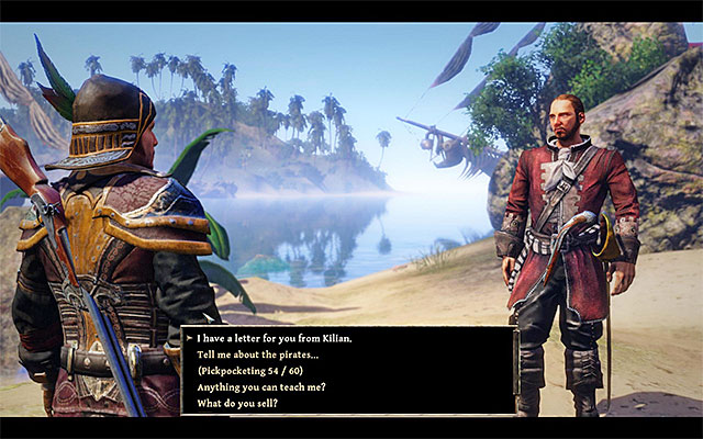You have to deliver the letter to Harry. - Letter for Harry - Side Quests - Kila - Risen 3: Titan Lords - Game Guide and Walkthrough