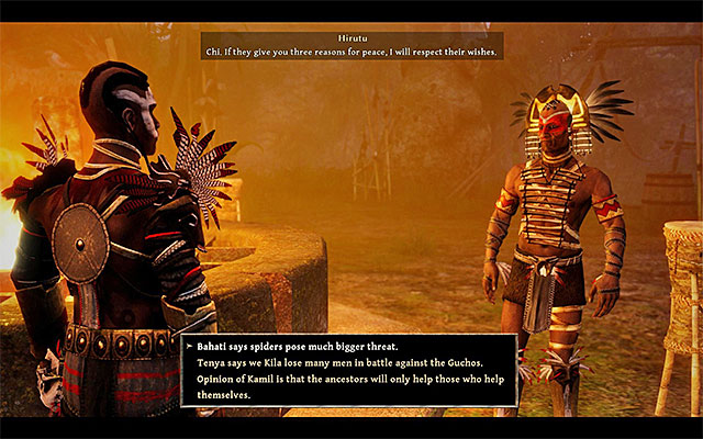 Tell the chieftain about the natives opinions. - On the Warpath - Side Quests - Kila - Risen 3: Titan Lords - Game Guide and Walkthrough