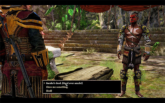 Speak with Ixil and give him Barakas Amulet. - The Reckoning - Side Quests - Kila - Risen 3: Titan Lords - Game Guide and Walkthrough