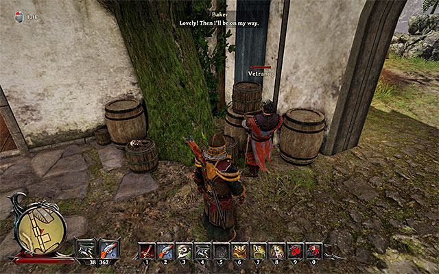 You can find Vetranio working near the entrance to the Mages Camp. - The Cleaner - Side Quests - Taranis - Risen 3: Titan Lords - Game Guide and Walkthrough