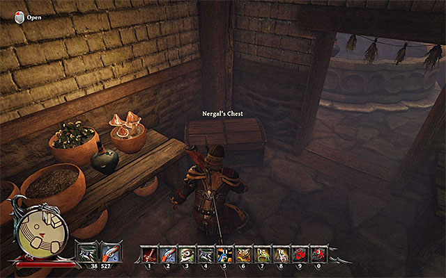 Nergals chest. - The Private Store - Side Quests - Taranis - Risen 3: Titan Lords - Game Guide and Walkthrough