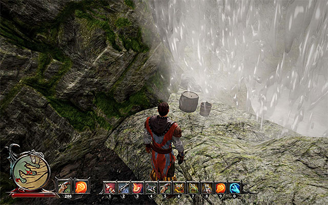 The sample from the waterfall - Waterproof - Side Quests - Taranis - Risen 3: Titan Lords - Game Guide and Walkthrough