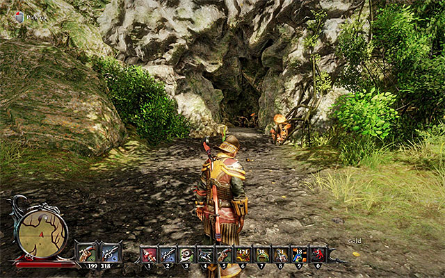 The cave entrance - Wet Behind the Ears - Side Quests - Tacarigua - Risen 3: Titan Lords - Game Guide and Walkthrough