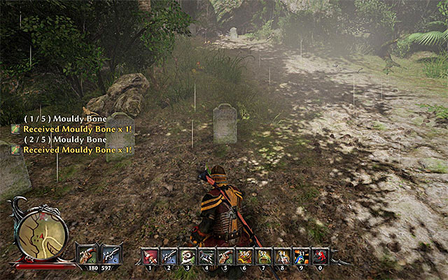 You will find bones that you need on the graveyard - Emmas Hellswill - Side Quests - Antigua - Risen 3: Titan Lords - Game Guide and Walkthrough