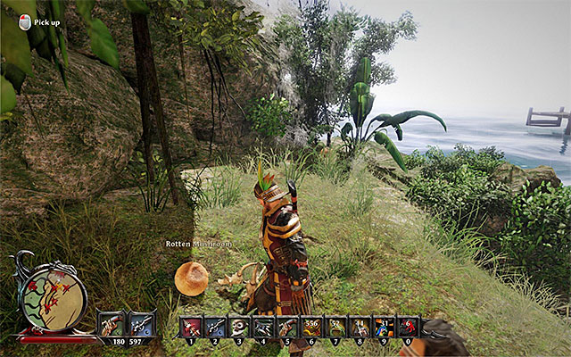 An exemplary mushroom - Emmas Hellswill - Side Quests - Antigua - Risen 3: Titan Lords - Game Guide and Walkthrough