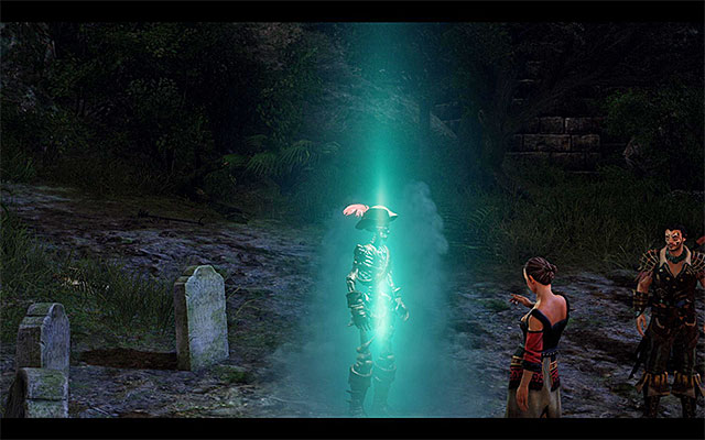 Go with Emma to the cemetery and witness the result of the experiment - Become a Voodoo Master - Side Quests - Antigua - Risen 3: Titan Lords - Game Guide and Walkthrough