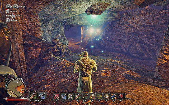 It is worth noting, at this point, that there is a major facilitation to the boss battle - in the central part of the cave, there is a spire of light shown in the above screenshot - Death Incarnate - the final boss - Main Quests - Skull Island - Risen 3: Titan Lords - Game Guide and Walkthrough