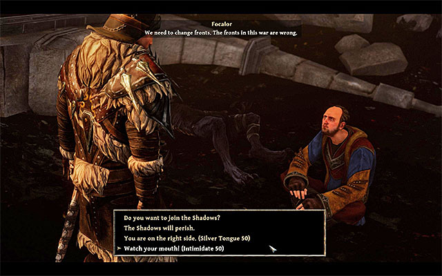 You can use special dialogue option, during the conversation with Focalor, but this will change little - The Minions Weapons Store - Side Quests - Skull Island - Risen 3: Titan Lords - Game Guide and Walkthrough