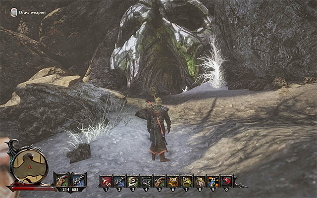 Entrance to the cave with the portal on Calador Island - The Realm of the Shadows - Other quests - Risen 3: Titan Lords - Game Guide and Walkthrough