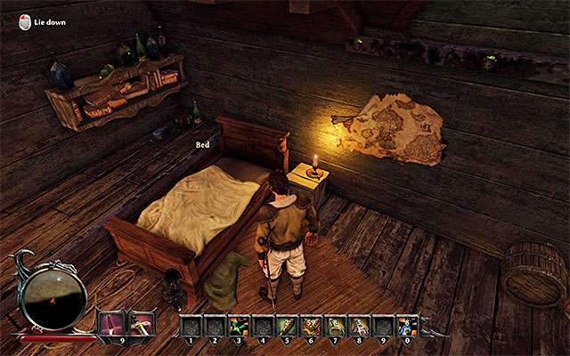 A sample bed. - Black Magic Experiments - Crew quests - Risen 3: Titan Lords - Game Guide and Walkthrough