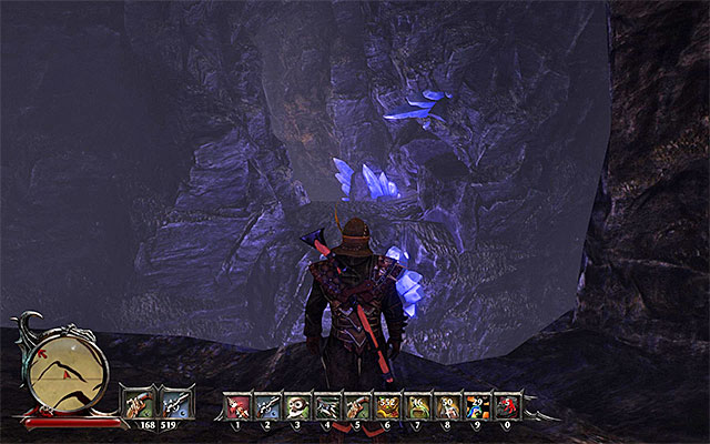 After you enter the cave, reach the first fork and go left, i - Re-Forge Kraken Eye - Weapons quests - Risen 3: Titan Lords - Game Guide and Walkthrough