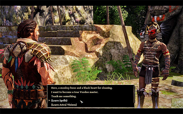 Hirutu is the chief of the Natives Village - Kila - Spell teachers - Risen 3: Titan Lords - Game Guide and Walkthrough