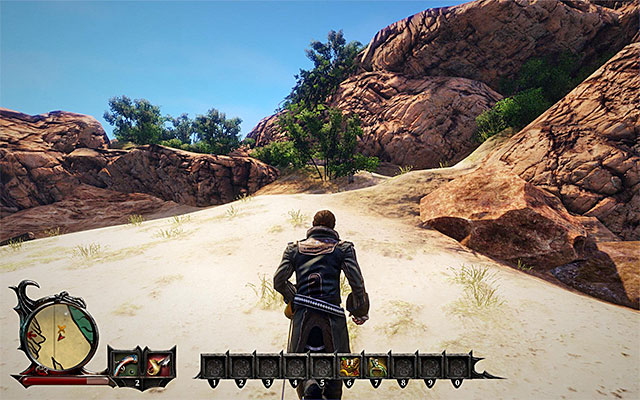 The route leading to the chest with the legendary item. - Crab Coast - Legendary items - Risen 3: Titan Lords - Game Guide and Walkthrough