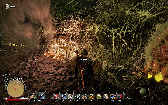Defeat the golem and loot the chest inside spiders caves - Kila - Legendary items - Risen 3: Titan Lords - Game Guide and Walkthrough