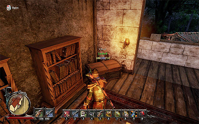 The chest is at the upper level of the governors building - Tacarigua - Legendary items - Risen 3: Titan Lords - Game Guide and Walkthrough