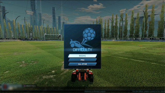 Always choose the Rookie difficulty level of the training sessions - Achievements / Trophies - Rocket League - Game Guide and Walkthrough