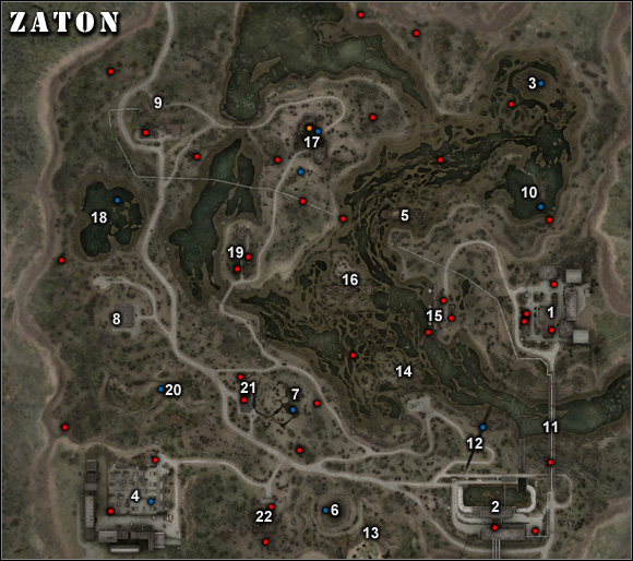  - Walkthrough - Zaton Map - Part 1 - Walkthrough - S.T.A.L.K.E.R.: Call of Pripyat - Game Guide and Walkthrough