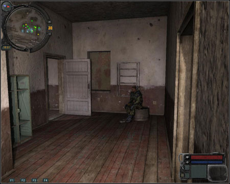 The next lucky man is Sokolov - the soldier staying at the scientists' bunker (next to point 22) - Walkthrough - Jupiter Quests - Part 4 - Walkthrough - S.T.A.L.K.E.R.: Call of Pripyat - Game Guide and Walkthrough