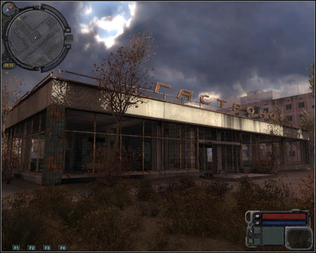 6) Kindergarten - you will get inside during mission 9 (Radio Interference) - Walkthrough - Pripyat - Map - Walkthrough - S.T.A.L.K.E.R.: Call of Pripyat - Game Guide and Walkthrough