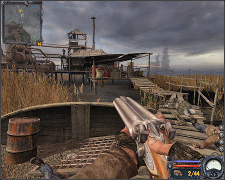 You will have to keep attacking the renegades by performing subquests or eliminating their camps on your own until you've been able to weaken them sufficiently (screen) - Swamps - Quests - part 3 - Walkthrough - S.T.A.L.K.E.R.: Clear Sky - Game Guide and Walkthrough
