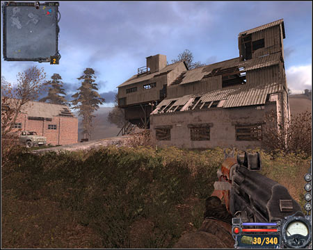 7) Checkpoint under the bridge - During your last visit here you've encountered a checkpoint set up by the military - Cordon - Maps - part 2 - Walkthrough - S.T.A.L.K.E.R.: Clear Sky - Game Guide and Walkthrough