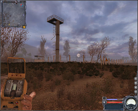 3) Checkpoint in the south-west - The approach is very similar here to the southern checkpoint - Garbage - Maps - part 1 - Walkthrough - S.T.A.L.K.E.R.: Clear Sky - Game Guide and Walkthrough