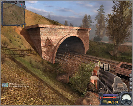 7) Checkpoint in the south-east - This is where you'll end up if you decide to choose an alternative route to Agroprom Institute - Agroprom Institute - Maps - part 2 - Walkthrough - S.T.A.L.K.E.R.: Clear Sky - Game Guide and Walkthrough