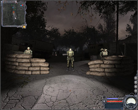 2) Northern farm - It's very difficult to get to the farm, because there are a lot of mutants in the area and you'll have to avoid deadly radiation - Army Warehouses - Map - part 1 - Walkthrough - S.T.A.L.K.E.R.: Clear Sky - Game Guide and Walkthrough