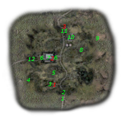 8 - Detailed map - Garbage - S.T.A.L.K.E.R.: Shadow of Chernobyl - Game Guide and Walkthrough