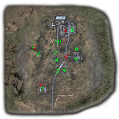 8 - Detailed map - The Dark Valley - S.T.A.L.K.E.R.: Shadow of Chernobyl - Game Guide and Walkthrough