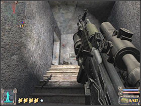 Most of the enemy soldiers (#1) will leave Obokan rifles behind, however you shouldn't pick up these weapons, mostly because your current gun is more effective - X18 - Quests - The Dark Valley - S.T.A.L.K.E.R.: Shadow of Chernobyl - Game Guide and Walkthrough