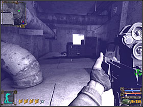 If this is your default quest, you shouldn't have any problems reaching a correct entrance - Sarcophagus - Quests - Chernobyl NPP - S.T.A.L.K.E.R.: Shadow of Chernobyl - Game Guide and Walkthrough