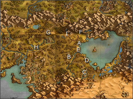 Speak with Master Hekleniel at the lake [A] south-west of Bluestonbury - [SP] Chapter 1 Side quests part 2 - Shadow Path - Sacred 2: Fallen Angel - Game Guide and Walkthrough
