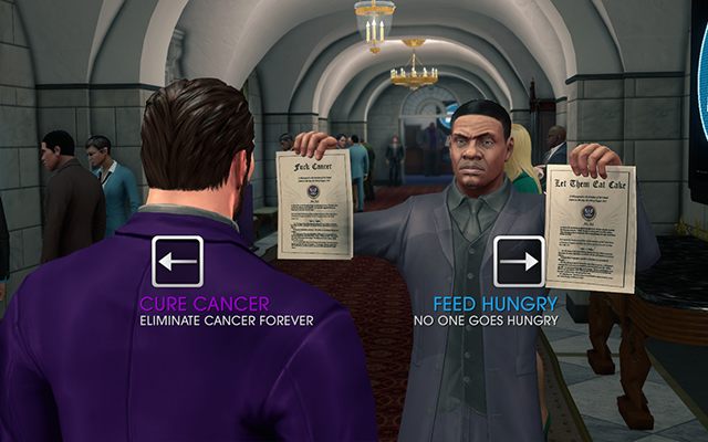 Curing cancer or feeding the hungry? - #2 - Hail To The Chief - Walkthrough - Saints Row IV - Game Guide and Walkthrough