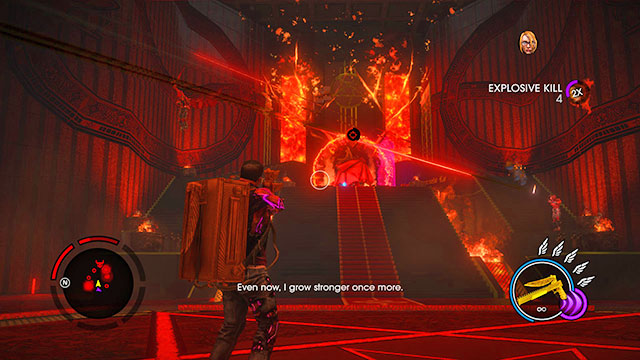 You will be given this task after reaching 15 level of Satans Wrath - Building position - Main missions - Saints Row: Gat out of Hell - Game Guide and Walkthrough
