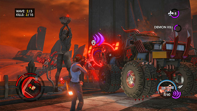This task is about surviving waves of enemies - Targets - Saints Row: Gat out of Hell - Game Guide and Walkthrough
