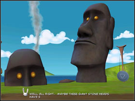 You are on Easter Island - Episode 202: Moai Better Blues - part 1 - Episode 202: Moai Better Blues - Sam & Max: Season 2 - Game Guide and Walkthrough