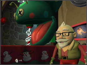 Exit workshop and enter Elf's diorama - Episode 205: Whats New, Beelzebub? - part 3 - Episode 205: Whats New, Beelzebub? - Sam & Max: Season 2 - Game Guide and Walkthrough