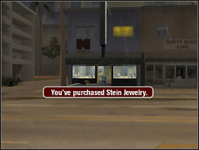 When you lost cops, come back to the Stein Jewelery and buy it for 10 - Stein Jewelry - North Beach - Scarface: The World is Yours - Game Guide and Walkthrough
