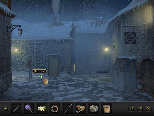Return to the prison and take some snow to the bucket - Follow An-Nasir - Chapter 3 - Florence, Italy - Secret Files 3: The Archimedes Code - Game Guide and Walkthrough