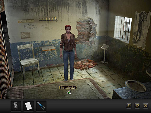 First of all you have to remove bars from the window - Get to the adjacent building - Chapter 5 - Alcatraz, USA - Secret Files 3: The Archimedes Code - Game Guide and Walkthrough