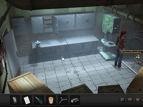 Examine also a scrap heap on the right - Defeat the robot - Chapter 5 - Alcatraz, USA - Secret Files 3: The Archimedes Code - Game Guide and Walkthrough