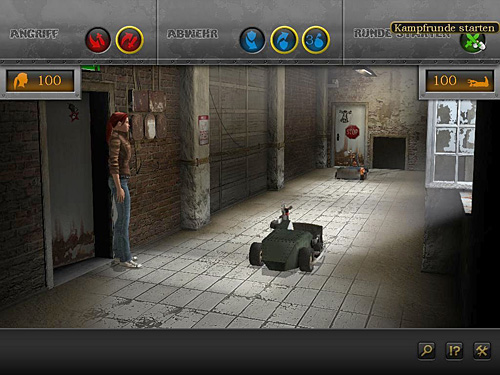 I personally think that it is better to equip taser or flame thrower, to reduce the risk of contact with enemy mines - Defeat the robot - Chapter 5 - Alcatraz, USA - Secret Files 3: The Archimedes Code - Game Guide and Walkthrough