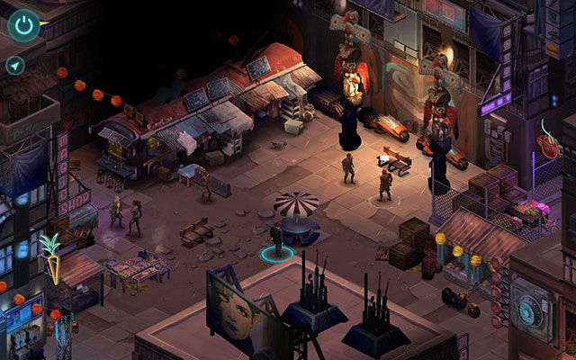 Not the best place for fighting. Fortunately there are only two enemies. - The Reddmond Barrens - Walkthrough - Shadowrun Returns - Game Guide and Walkthrough